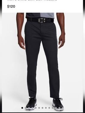 Nike Golf Mens Black Trousers Pants 32x34